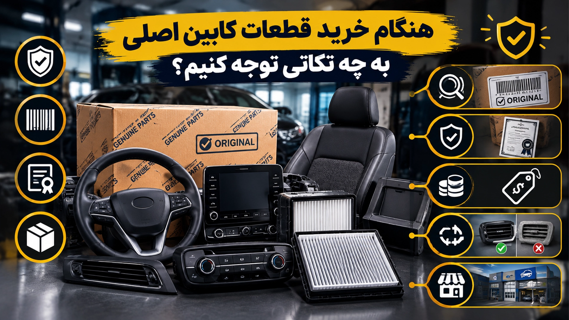 هنگام خرید قطعات کابین اصلی به چه نکاتی توجه کنیم؟
