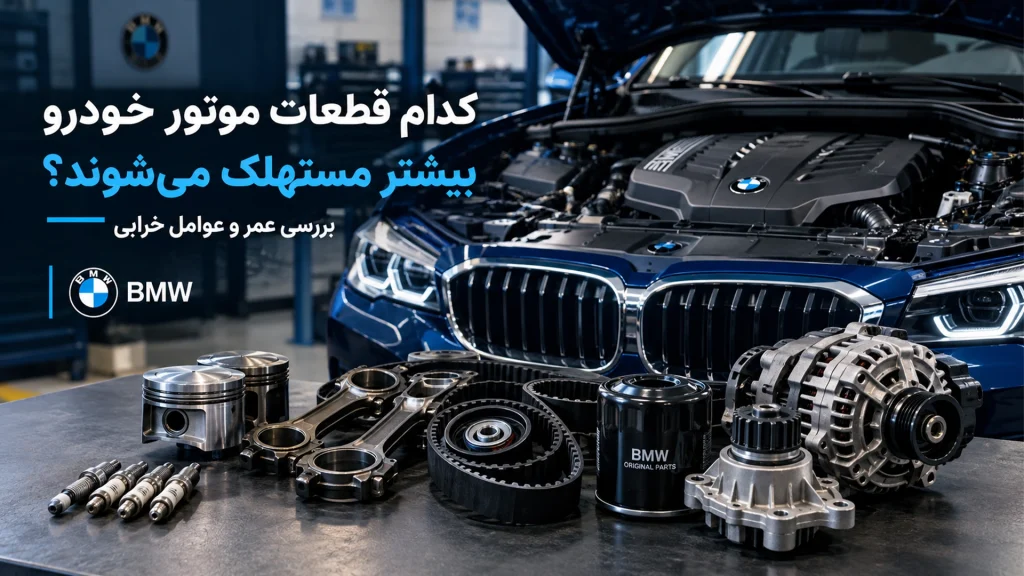 کدام قطعات موتور خودرو بیشتر مستهلک می شوند؟ بررسی عمر و عوامل خرابی